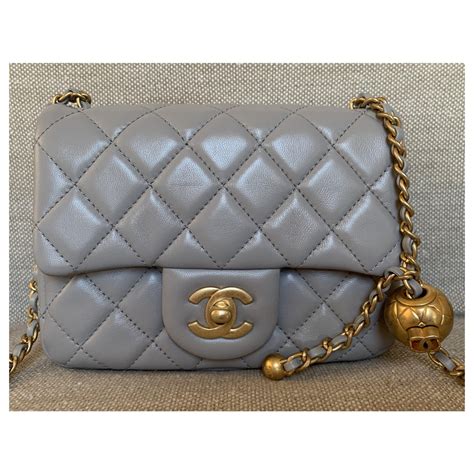 chanel light grey mini|chanel handbags.